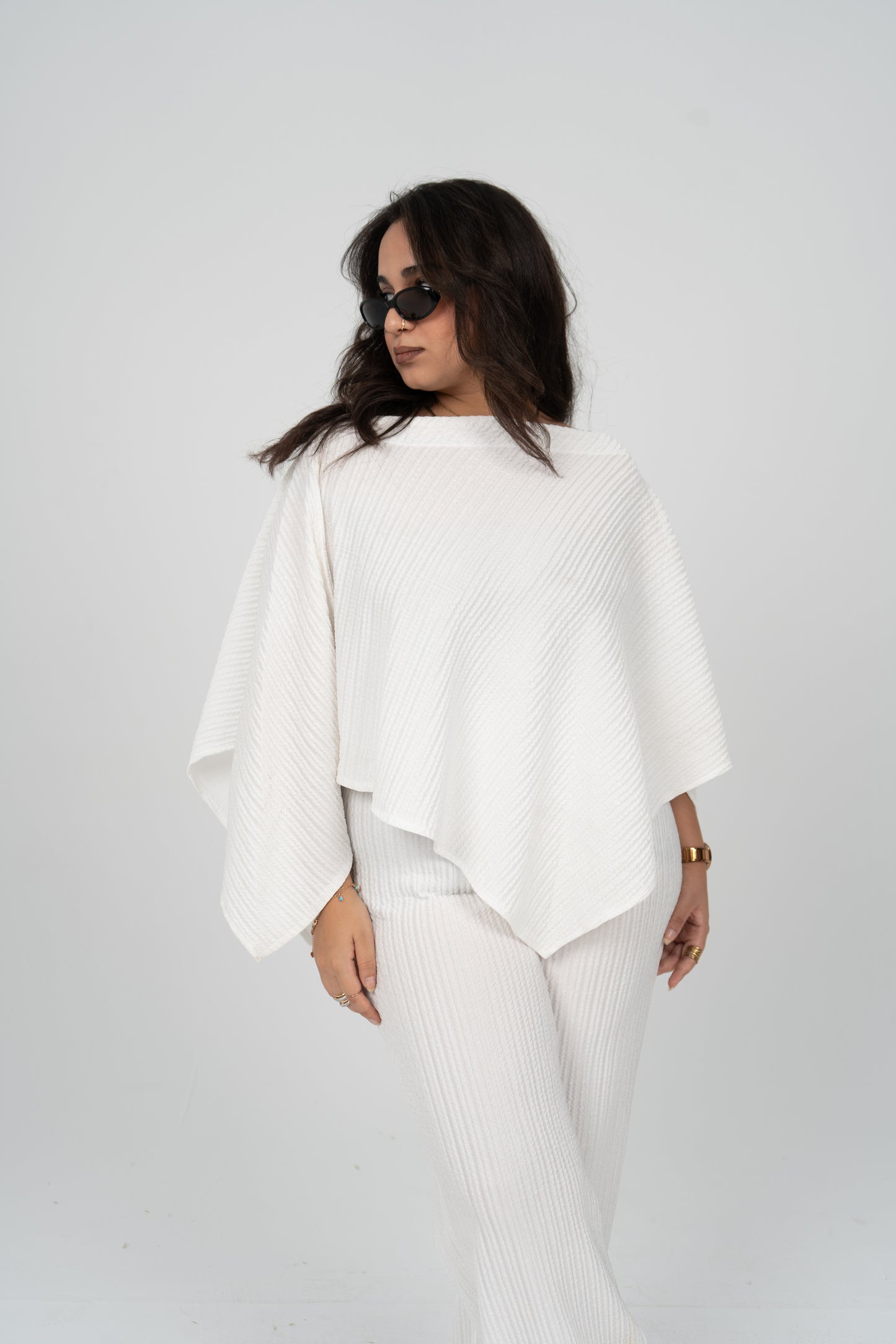 white perfect linen set