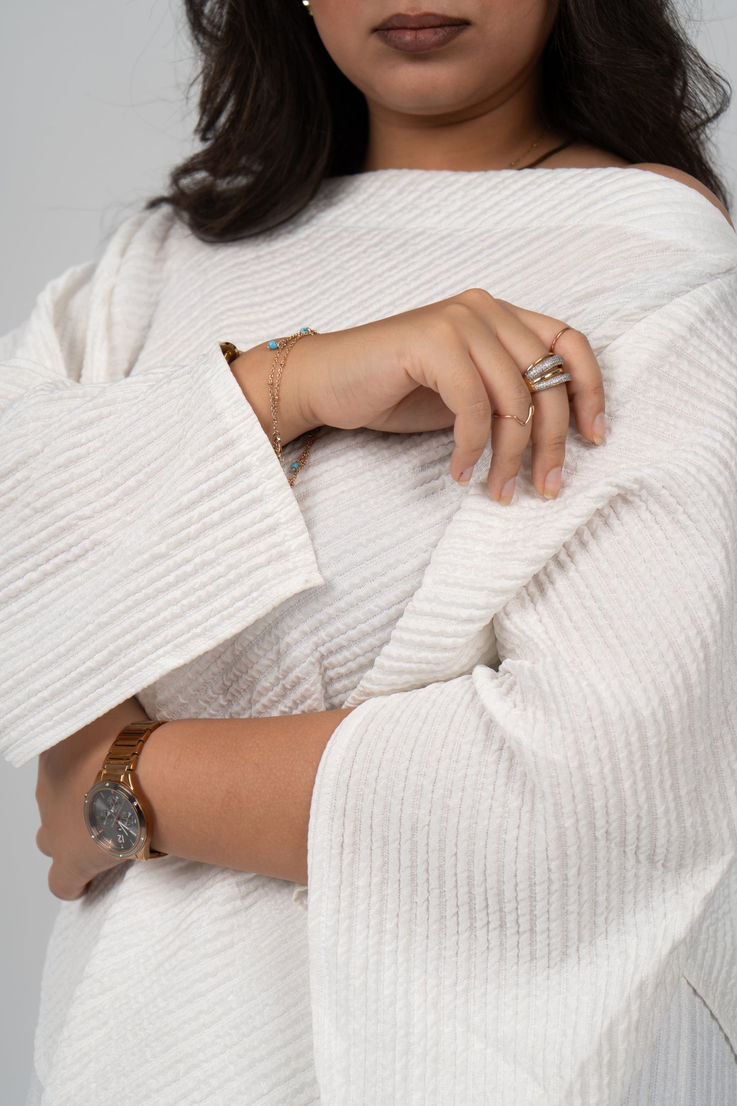 white perfect linen set